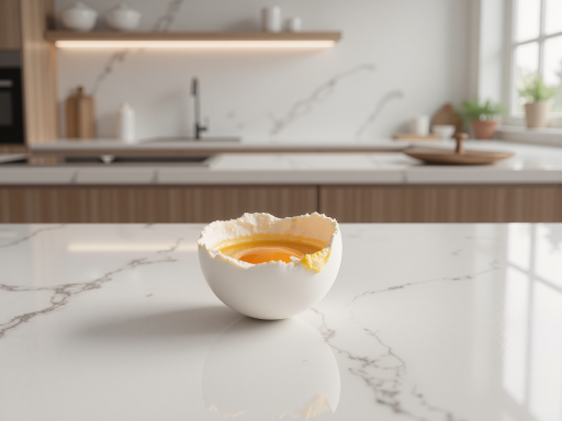 精美盒装鸡蛋产品，白色包装盒印有品牌标识，鸡蛋整齐排列在包装盒内，背景为明亮的室内环境